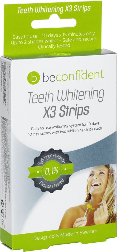 Teeth Whitening X3 Strips, 10 days 20 strips