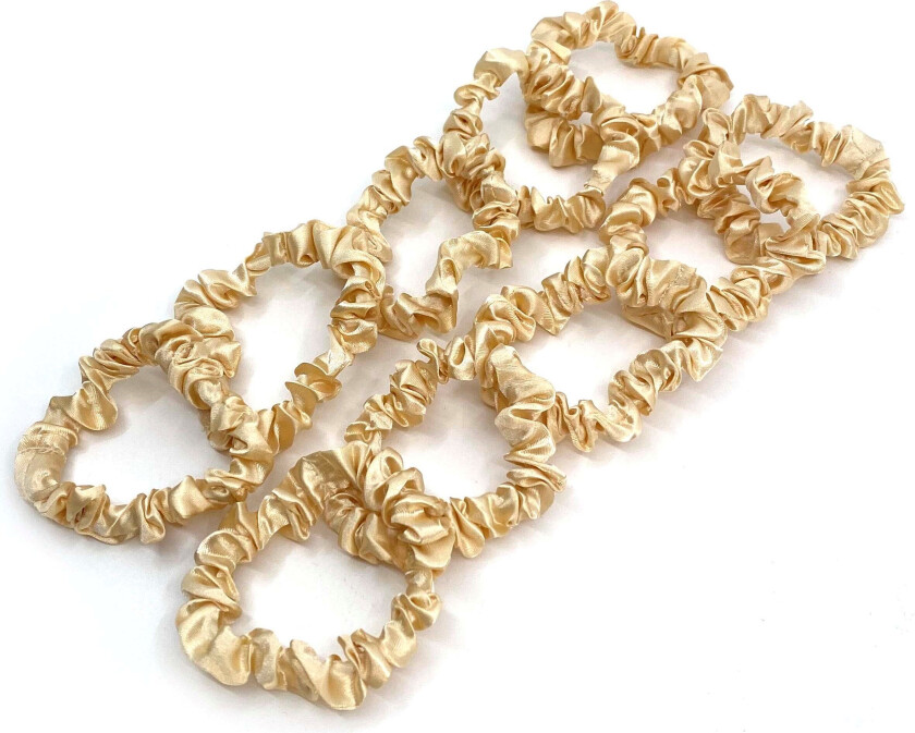 Skinny Scrunchie 10pcs Beige