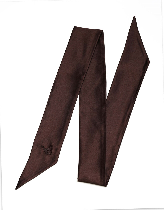 Silk Scarf Brown