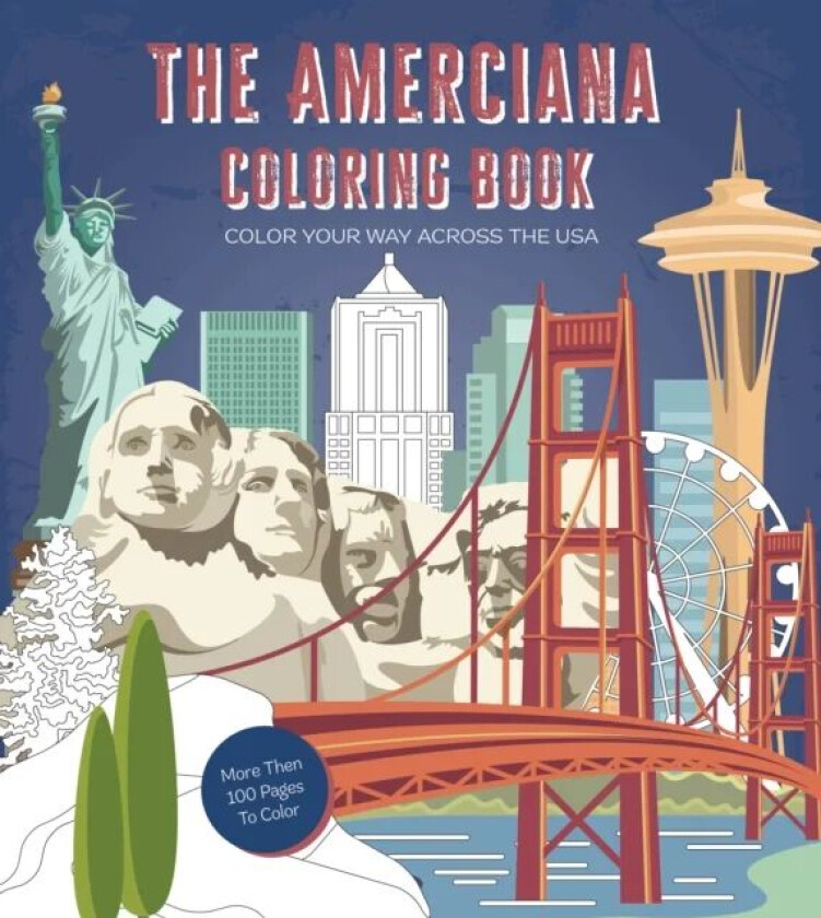 The Americana Coloring Book av Editors of Chartwell Books