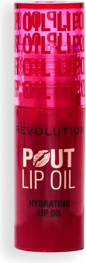 Pout Lip Oil Cherry Red