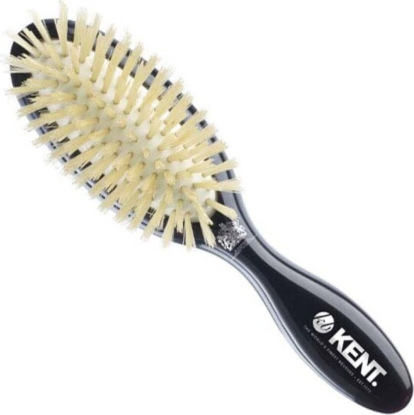 Classic Shine Small Soft White Pure Bristle Hairbrus