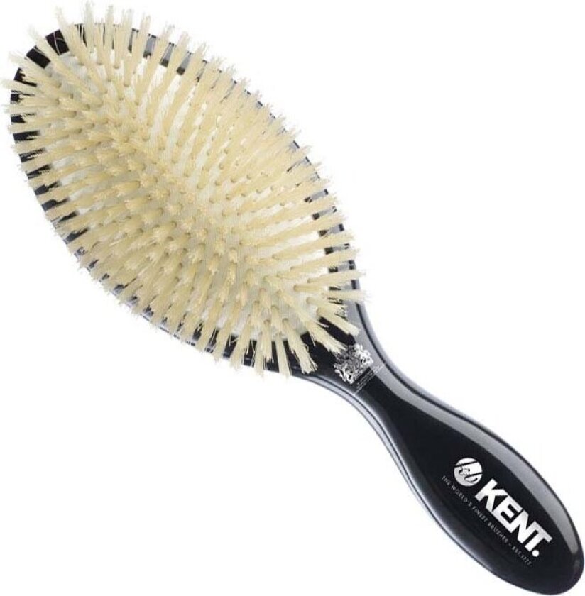 Classic Shine Large Soft White Pure Bristle Hairbrus