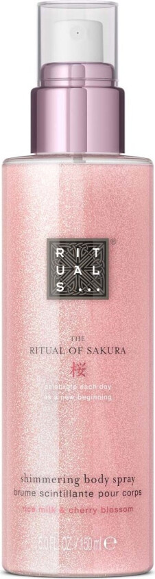 The Ritual of Sakura Shimmering Body Spray 150 ml