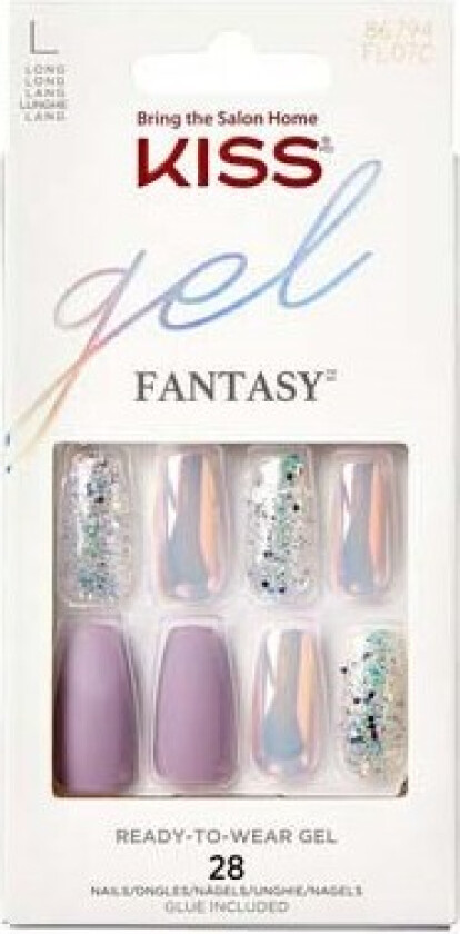 Gel FANTASY Nails Rainbow rings