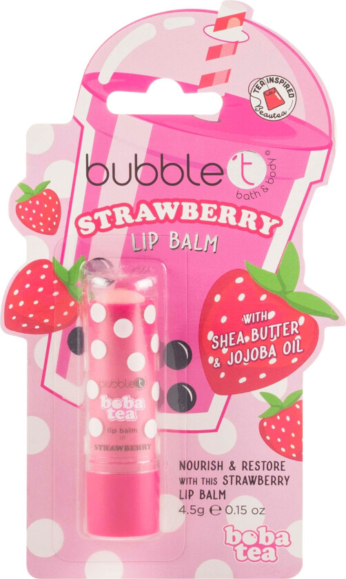 Boba Tea Lip Balm Strawberry