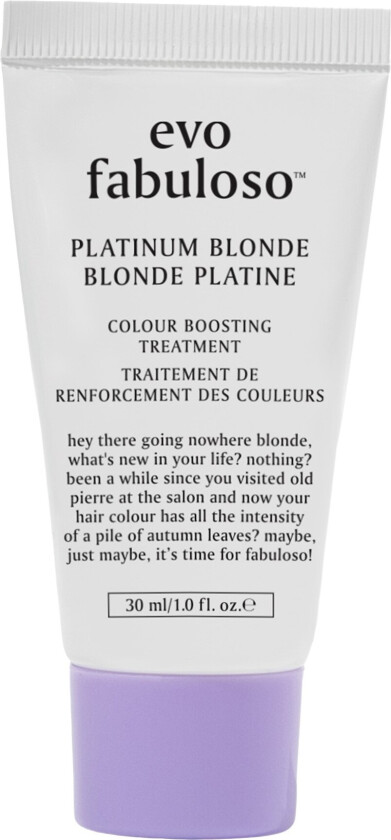 Fabuloso Colour Boosting Treatment Platinum Blonde