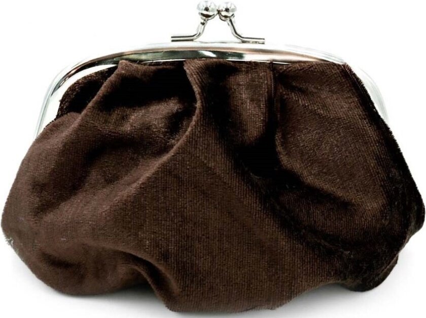 Velvet Bag Small Dark Brown