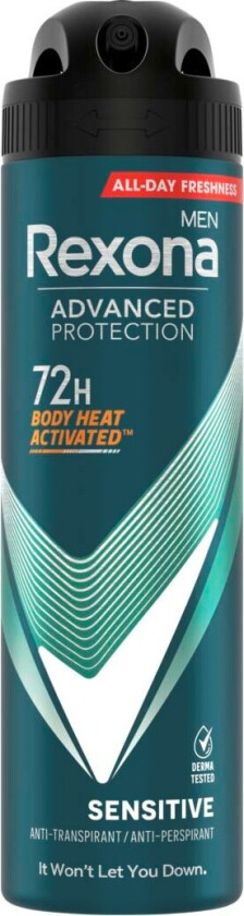 Men 72h Advanced Protection Sensitive Spray 150 ml
