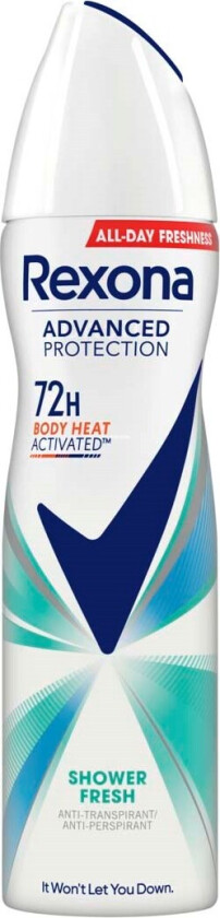 72h Advanced Protection Shower Fresh spray 150 ml