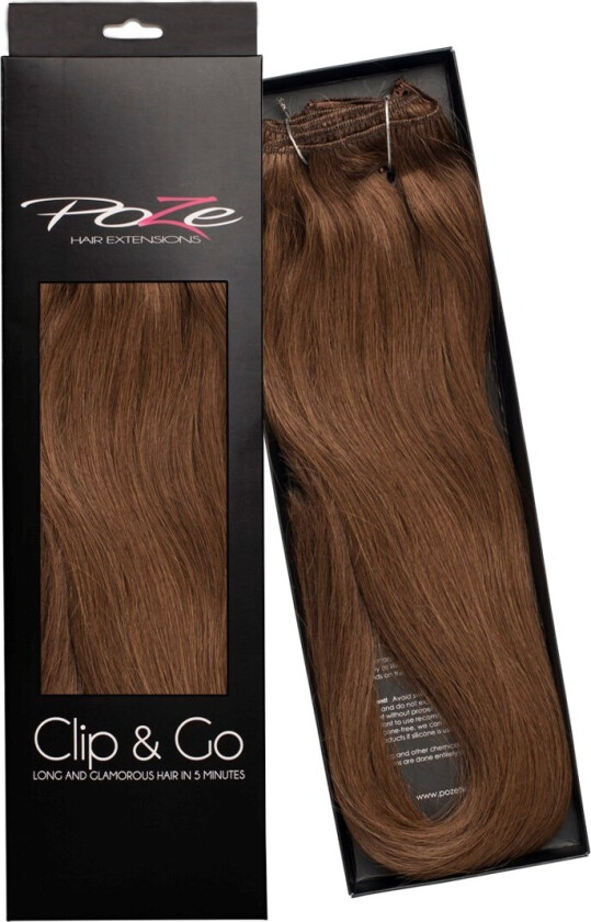 Poze Clip&Go Løshår Ekte 6B Lovely Brown 7 de