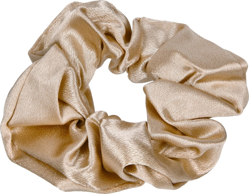 Silk Scrunchie Beige