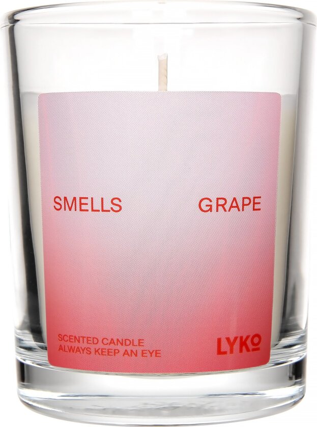 Scented Candle Smells Grape!