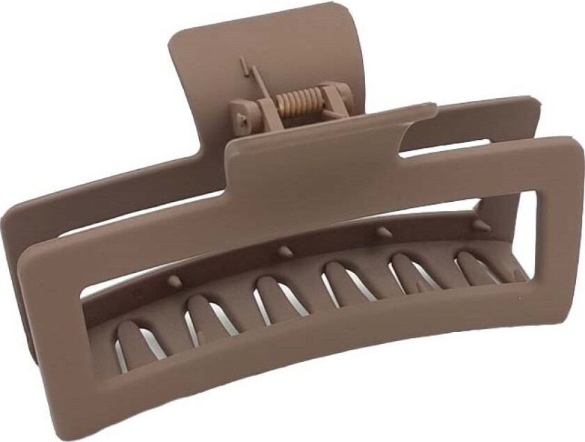 Rectangular Rubber Claw XL Brown