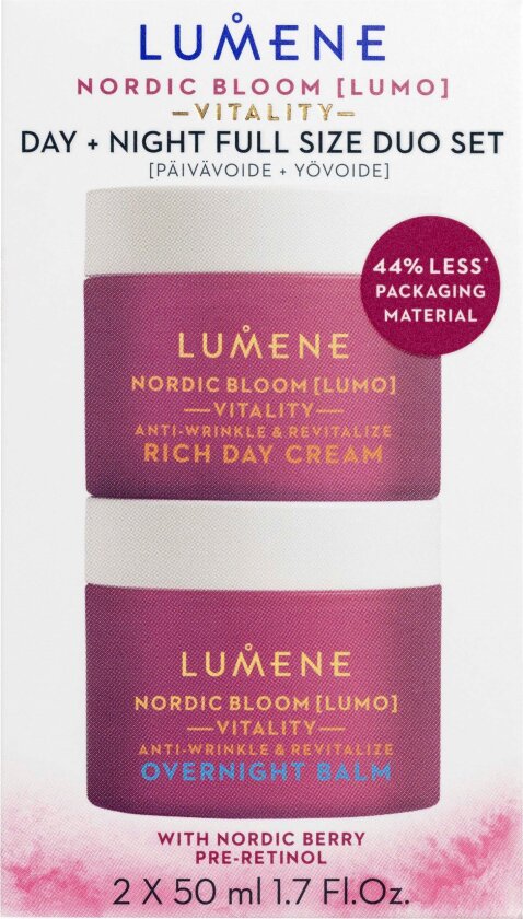 Nordic Bloom Vitality Day Cream + Overnight Balm Duo Set