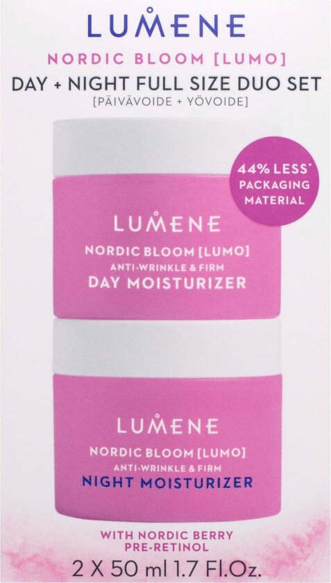 Nordic Bloom Day + Night Moisturizer Duo Set