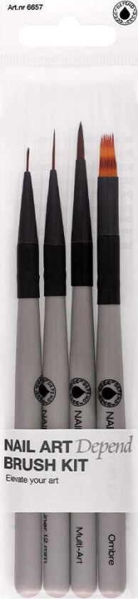 GeliQ Effects Nail Air Brush Kit 4-pack