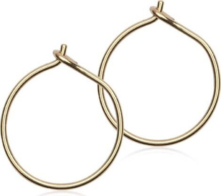 Golden Titanium Ear Ring 14 mm
