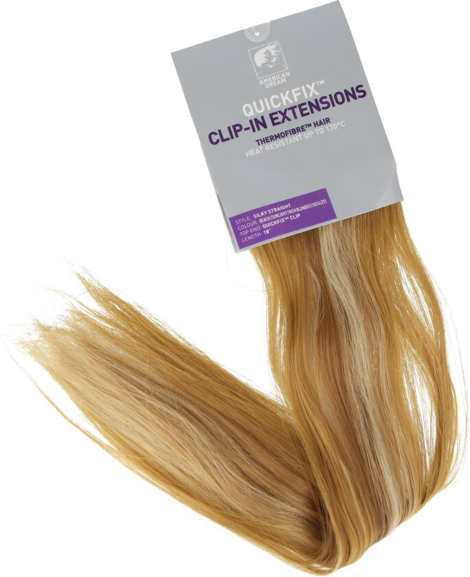 QuickFix Clip-in Silky Straight 46cm 10/24/27 Beac