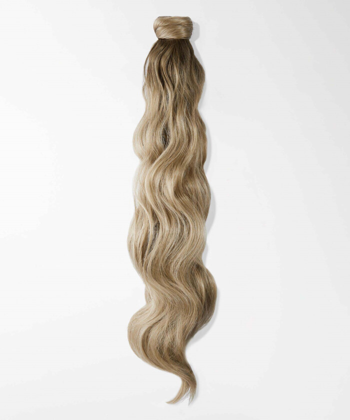 Vegan Ponytail Beach Wave / Clip-in / Medium V