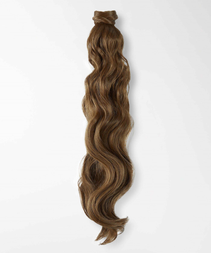 Vegan Ponytail Beach Wave / Clip-in / Medium V