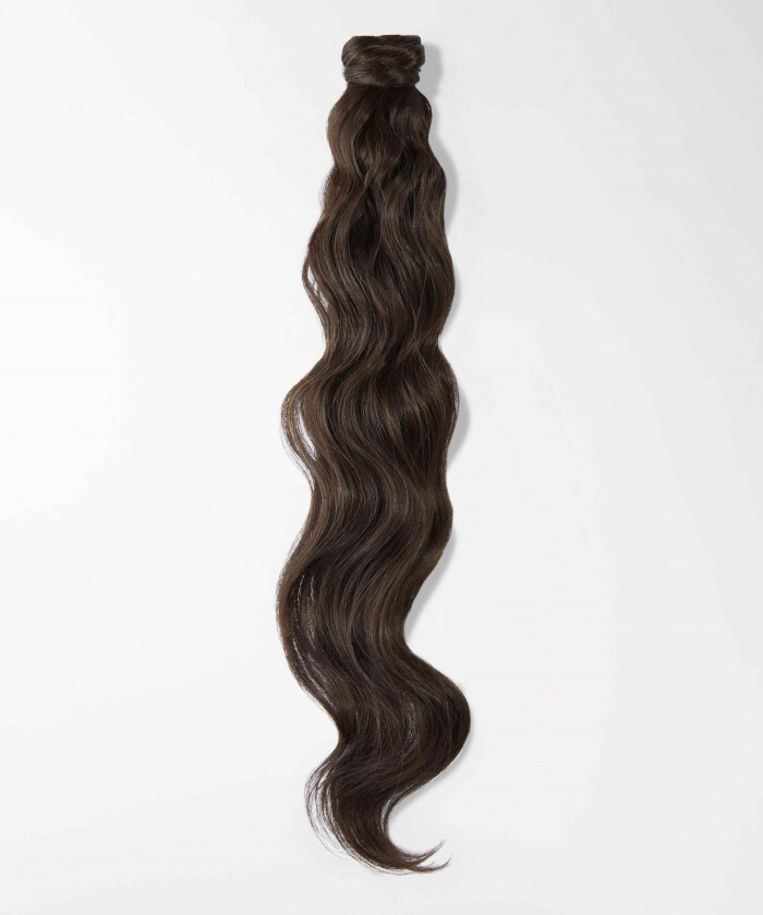 Vegan Ponytail Beach Wave / Clip-in / Medium V