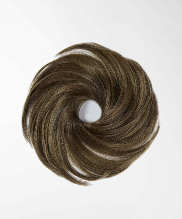 Vegan Hair Scrunchie 20 cm Hazelnut Caramel B
