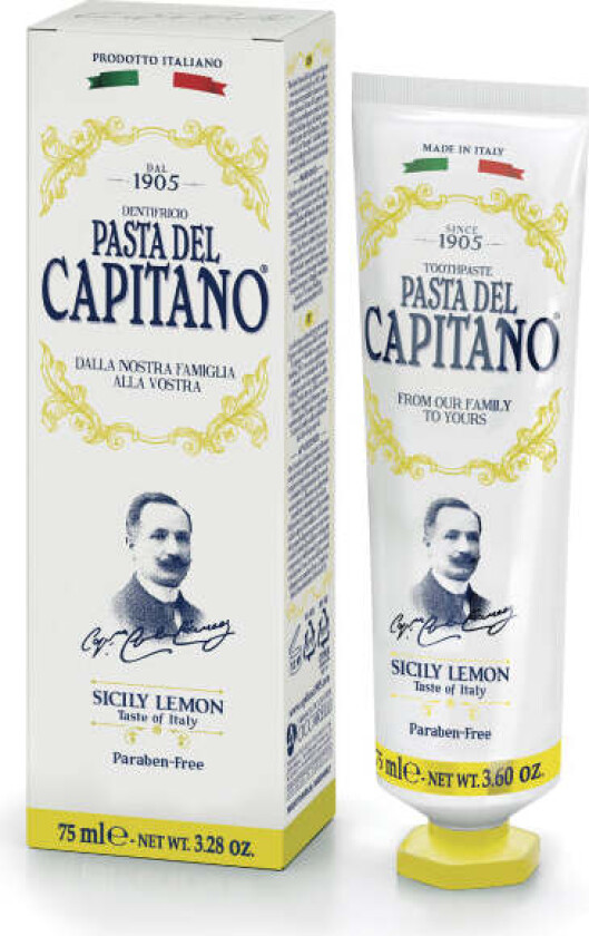 Pasta del Capitano 1905 Sicily Lemon Toothpaste 75 ml