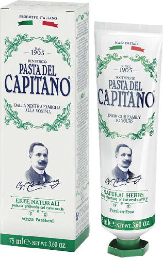 Pasta del Capitano 1905 Natural Herbs toothpaste - 75 ml