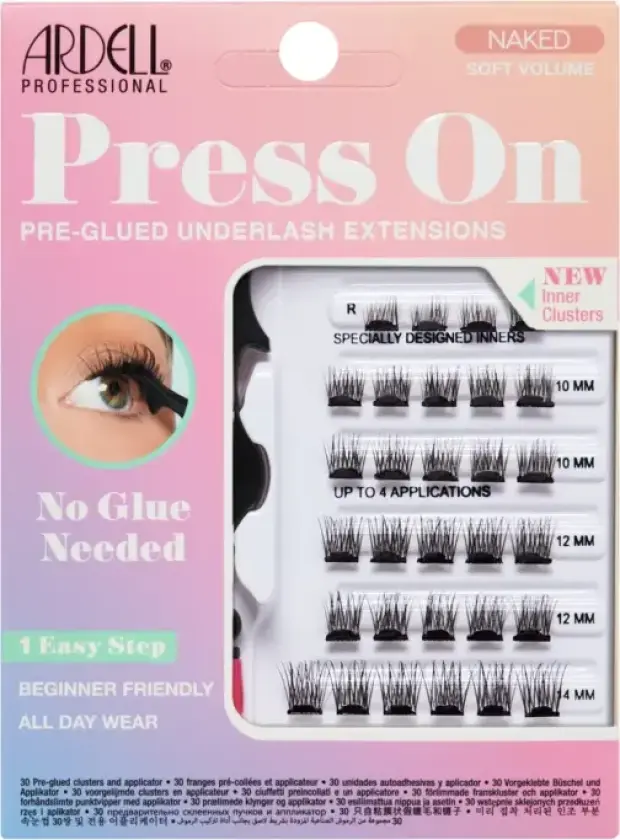 Naked Press On Underlash Extensions Soft Volume