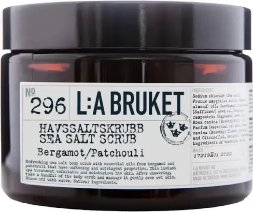 296 Sea Salt Scrub Bergamot/Patchouli 420 g