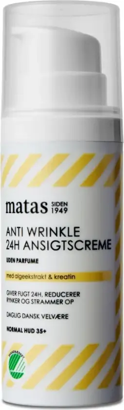 Anti Wrinkle 24H Face Cream For Normal Skin Fragrance Free 50 ml