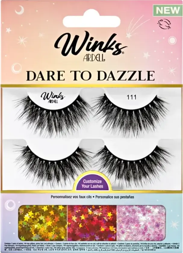 Winks Dare to Dazzle False Lashes 111 Stars