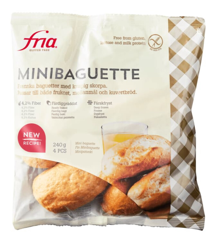 Minibaguette glutenfri 240g