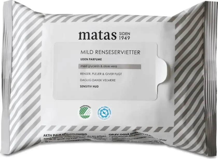 Bilde av Mild Cleansing Wipes For Sensitive Skin Fragrance Free