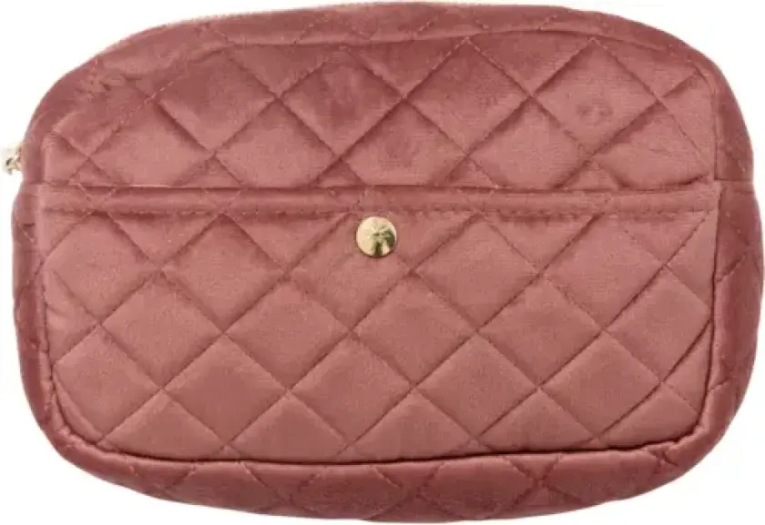 Beauty Bag Medium Vintage Rose Velvet
