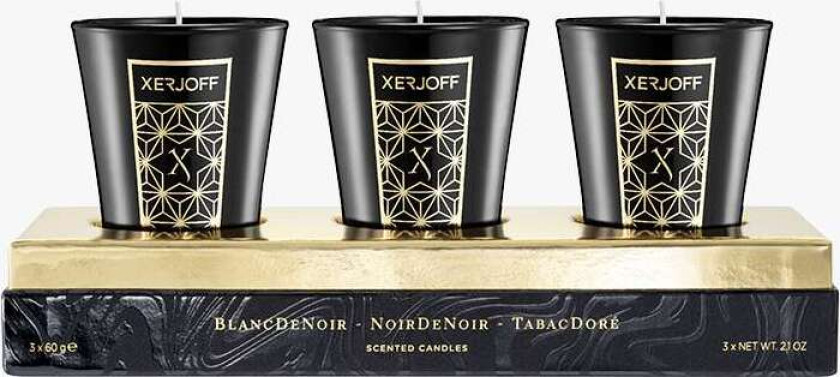 Scentimento Candle Gift Set Black 3 x 60 g
