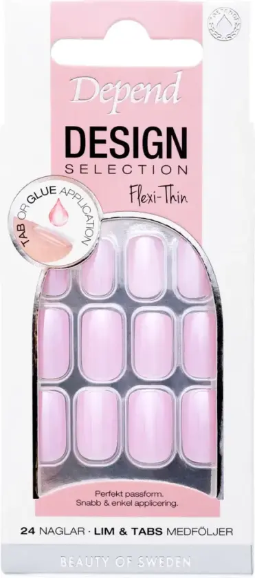 Design Selection Medium Square Artificial Nail Cherry Blossom