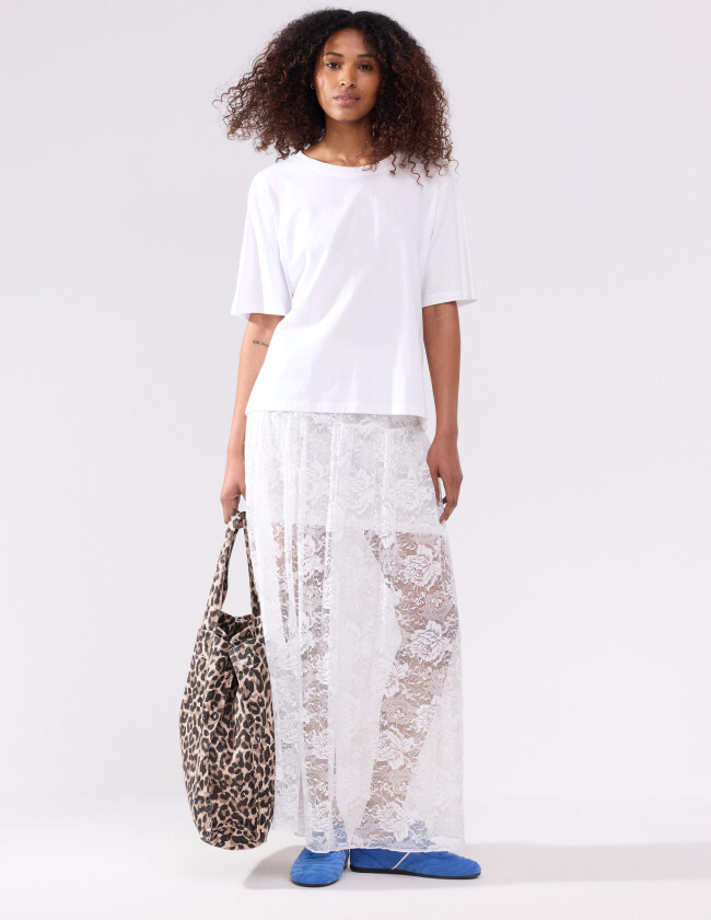 Maxi skjørt i blonde