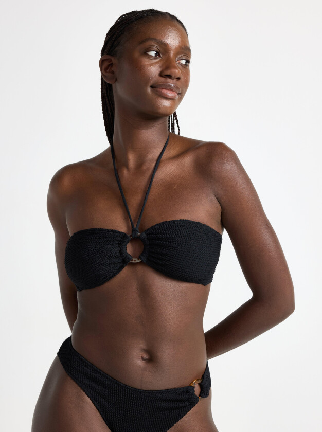 Krepp bandeau bikinioverdel