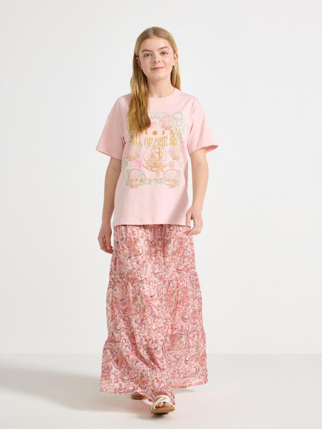 Maxi skjørt i chiffon