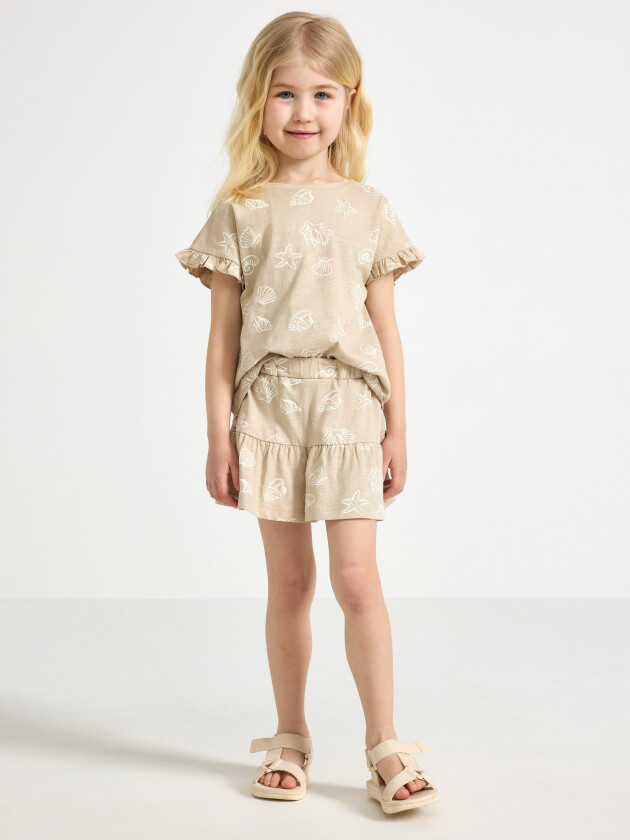 Bukseskjørt i slub-jersey