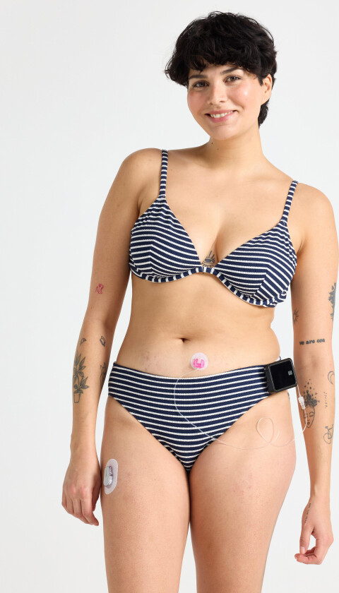 Krepp bikiniunderdel