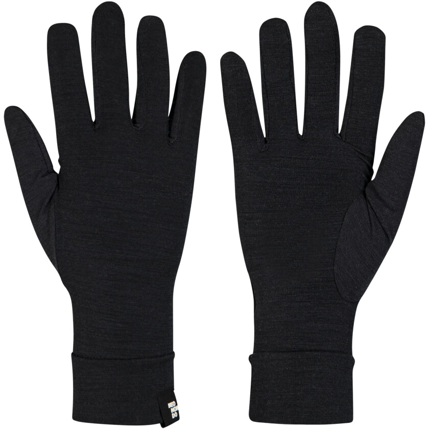 Trimo Wool Liner Glove, hansker unisex Caviar Black