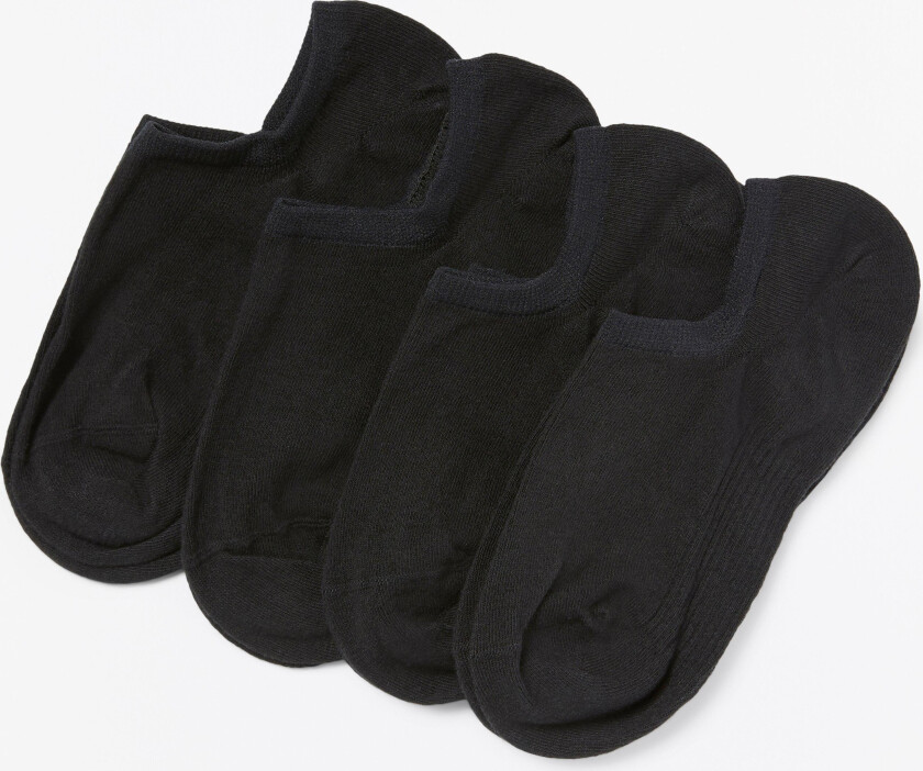 4-pakning lav ankelsokker