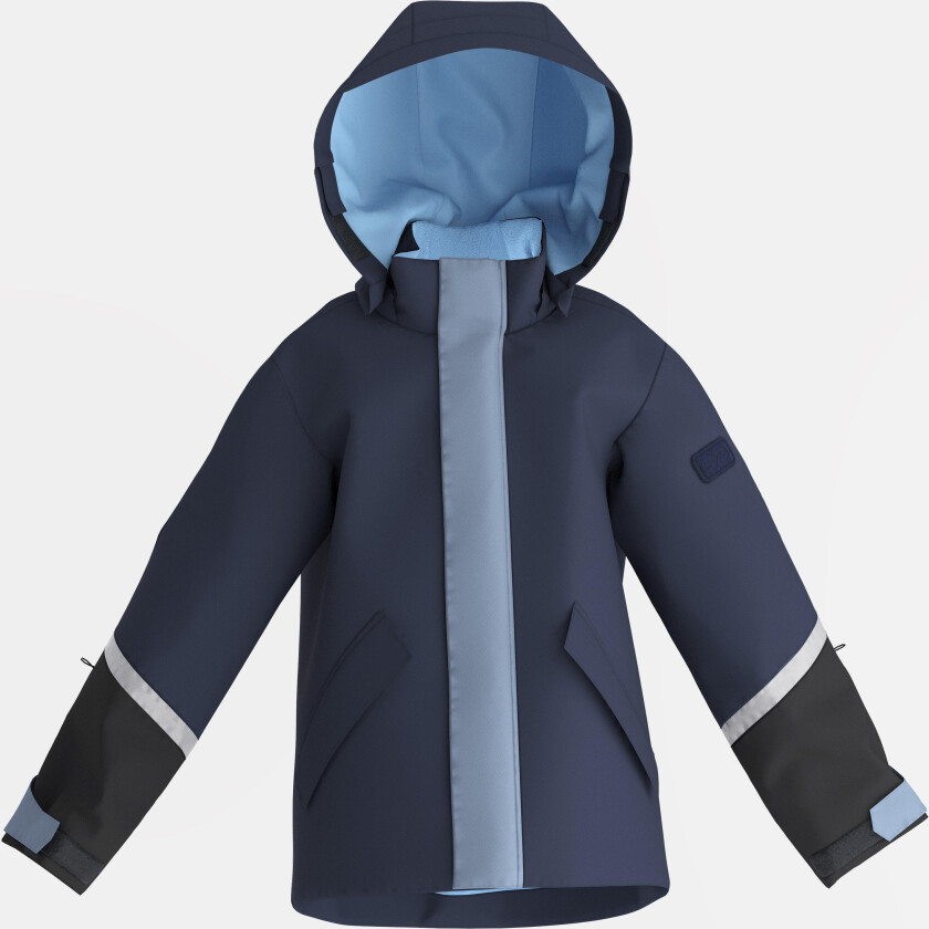 Vanntett skalljakke med justerbare armer – Kids Performance Wear