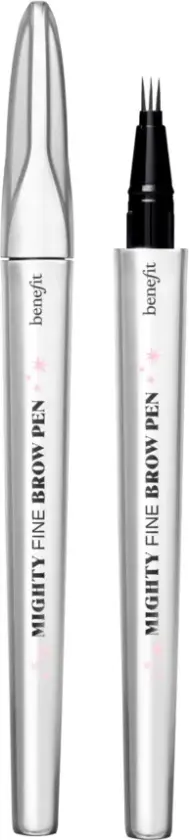 Mighty Fine Brow Pen - Superfine Triple Tip Brow Pen 5 Warm Black Brown
