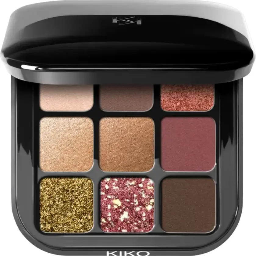 Glamour Multi Finish Eye Shadow Palette 03 Burgundy