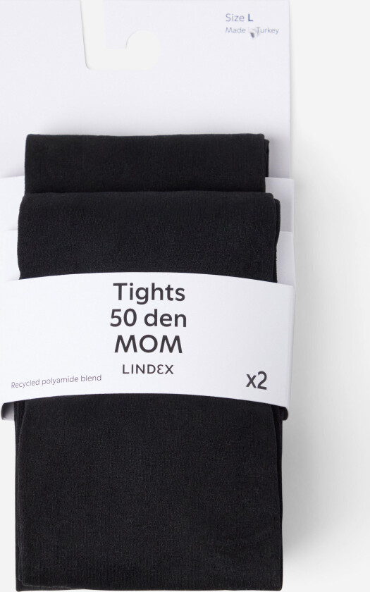 2-pakning MOM tights 50 denier