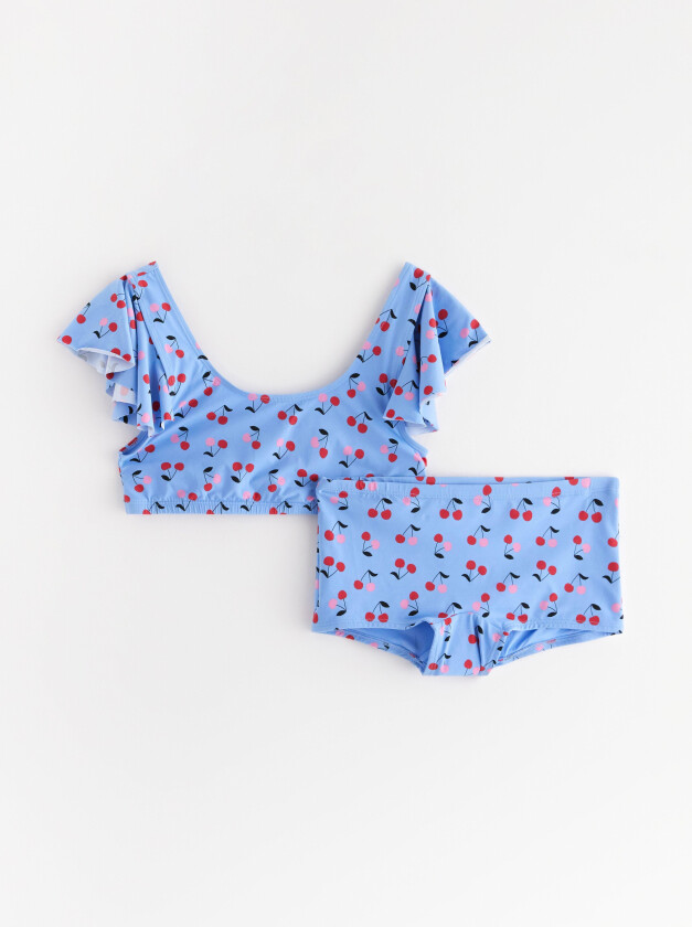 Bikinisett med volanger